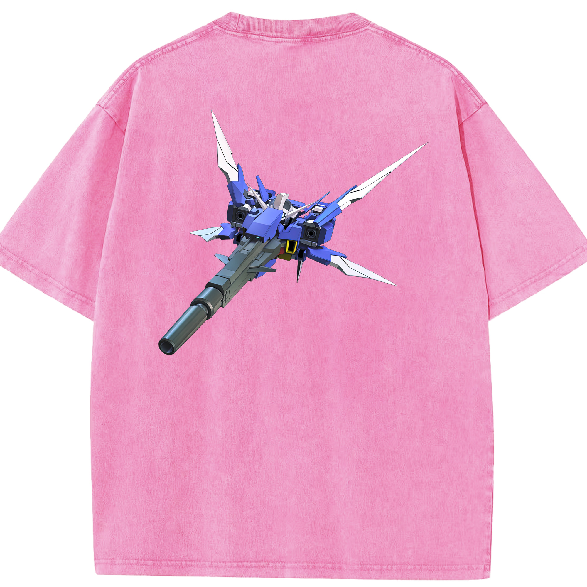 （画像用） 機動戦士ガンダム Mobile Suit Gundam 綿100% ヴィンテージ風 半袖Tシャツ（背面プリント）